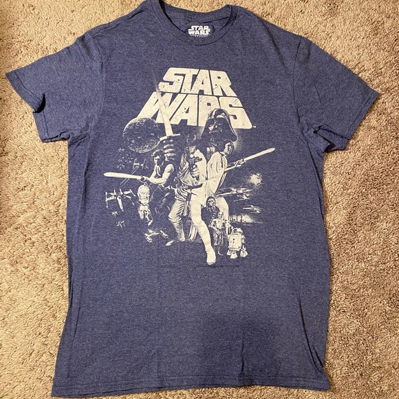 Vintage Classic Star Wars Comic Movie Fan Mad Engine Adult Size Med Logo Shirt - Picture 3 of 10